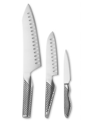 Global Knives Classic 3 Piece Master Chef Knife Set
