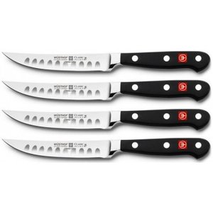 Wusthof Classic Steak Knife Set Of 4 with Hollow Edges 9731-1