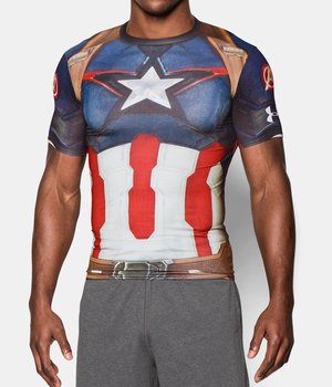 Under Armour - Men UA Alter Ego Captain America Compression Shirt® 1268262-410