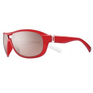 Nike Miler E Sunglasses, Hyper Red-White, Max Speed Tint Lens