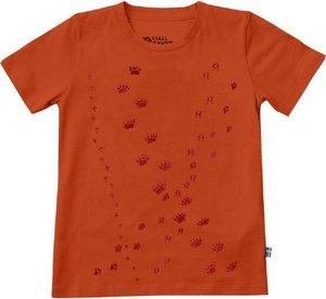Kids Animal Tracks T-shirt F82424 - Flame Orange