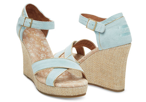 Toms Strappy Wedges 10005780